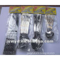 Economic cutlery set with golden on handle